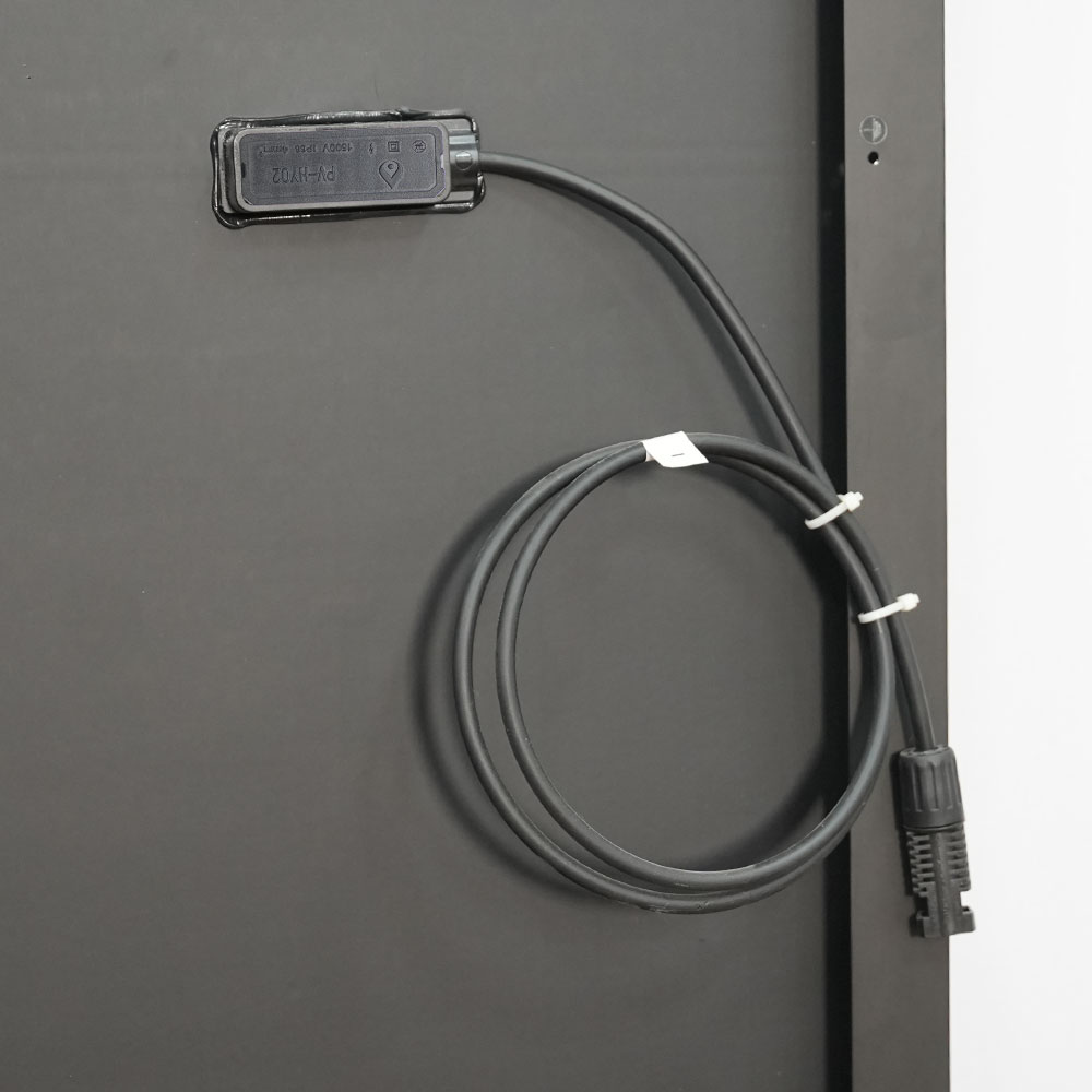 M166H660 350-385W 단일 유리 올 블랙